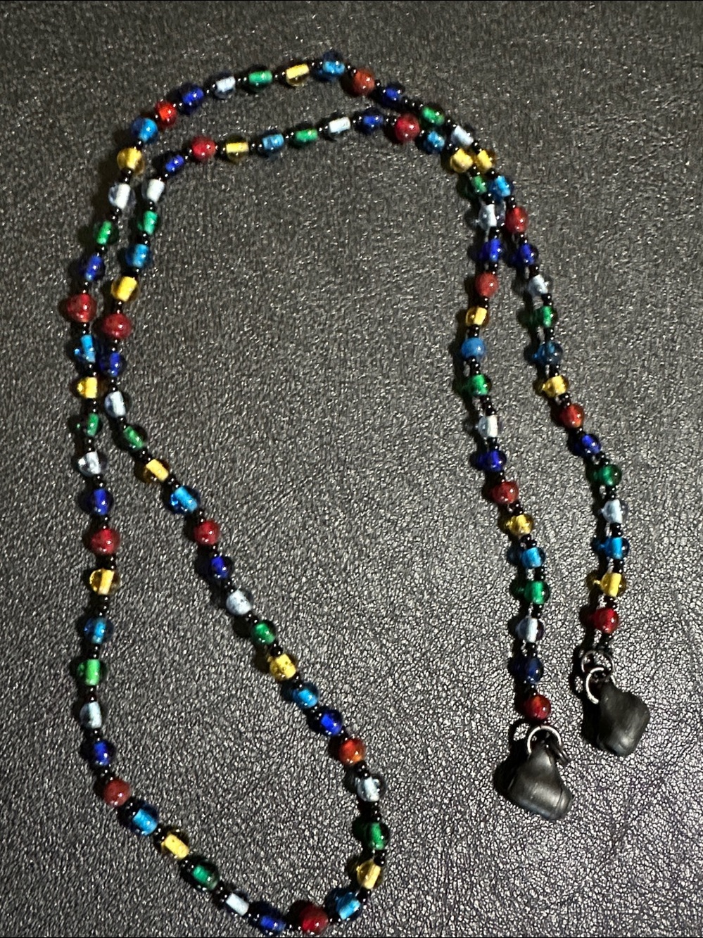 101. Two Eye Glass Holder Glass Bead Straps - Picture 4 of 10